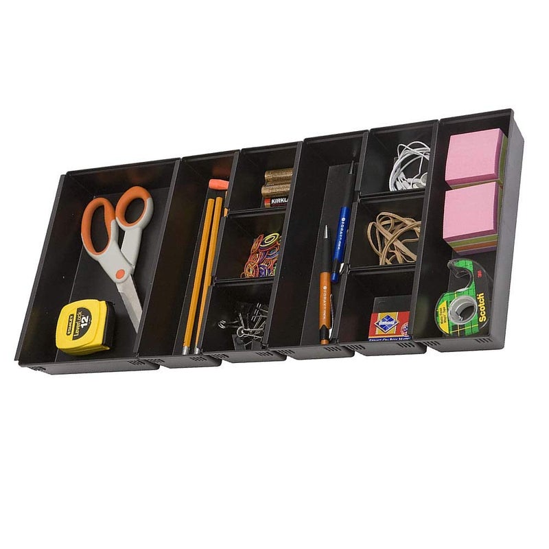 Dial Industries, Inc. Dial Industries B689K Drawer Organizer Tray Set, Black - Image 3